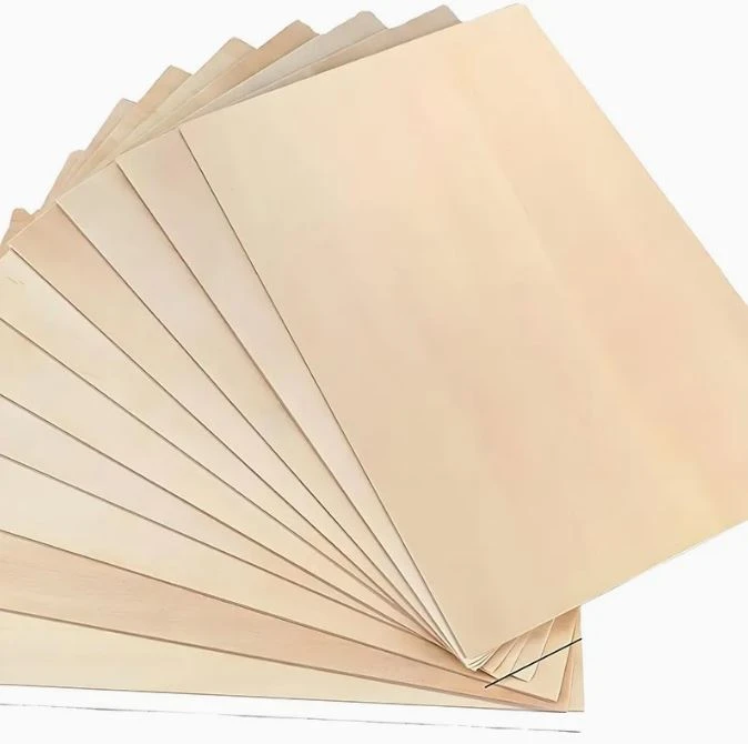 Tehtaan tukkumyynti Basswood Board Laser Engraving Die Board Poplar Craft Laser Cut -vaneria